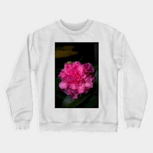 Pink Camellia Crewneck Sweatshirt